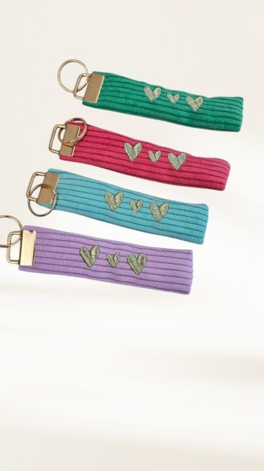 Porte-clé velours