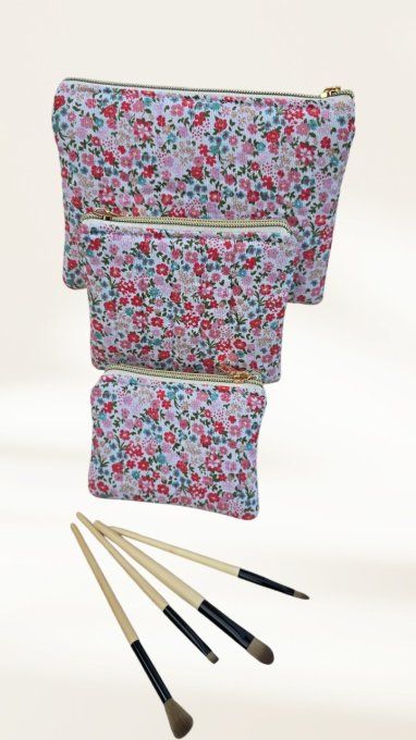 Trousse plate matelassée